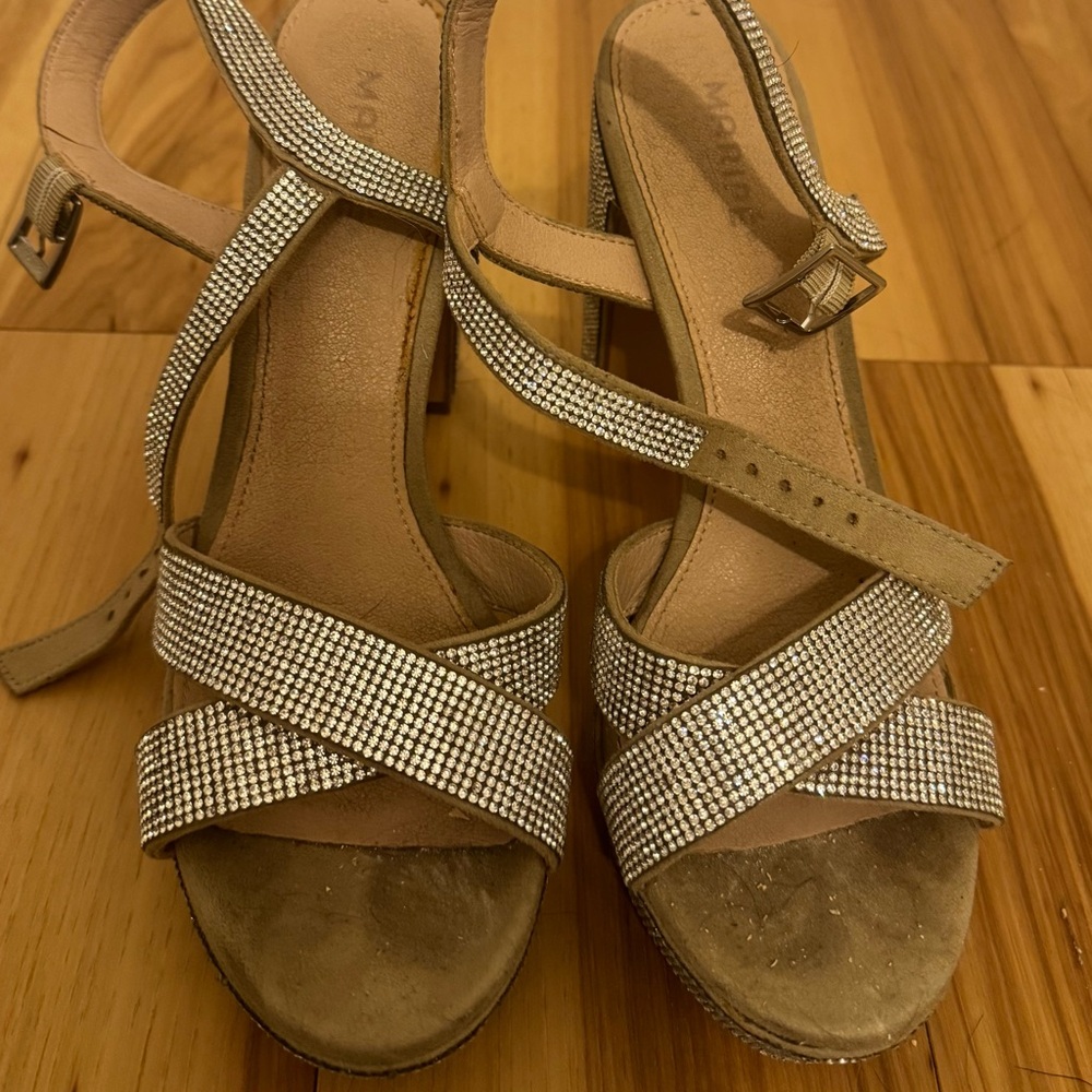 Sparkly heels